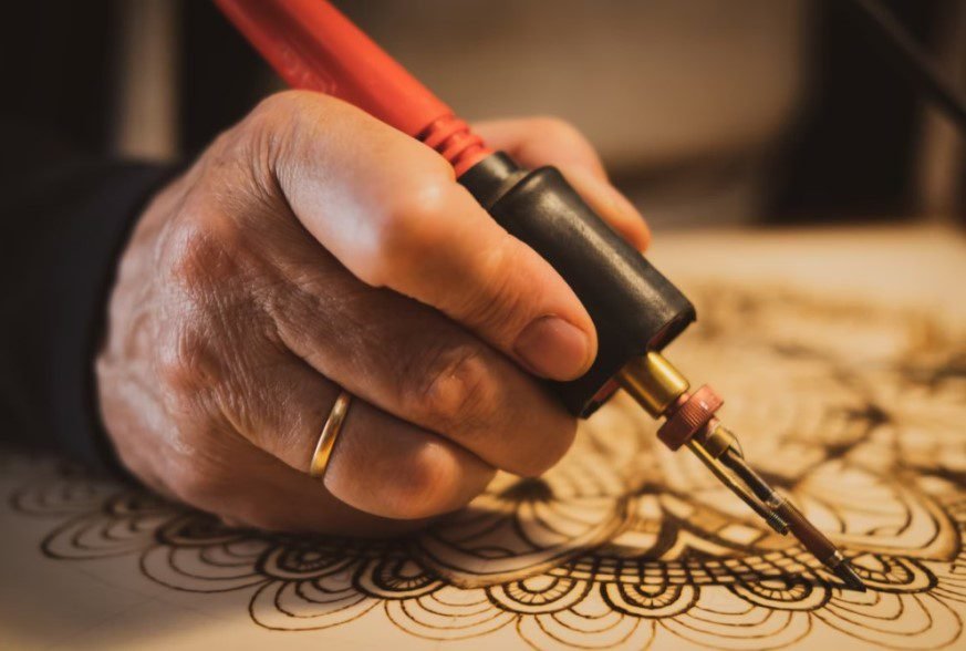 pyrography or wood burning