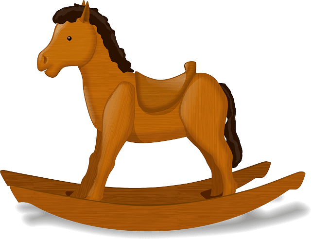 rocking horse - wooden toy