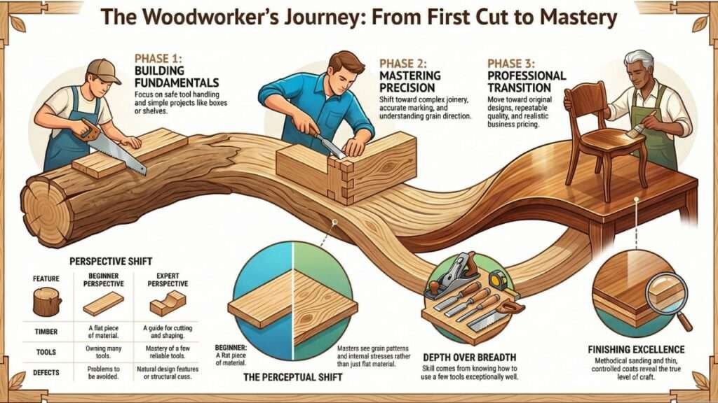 Developing woodworking skills IG