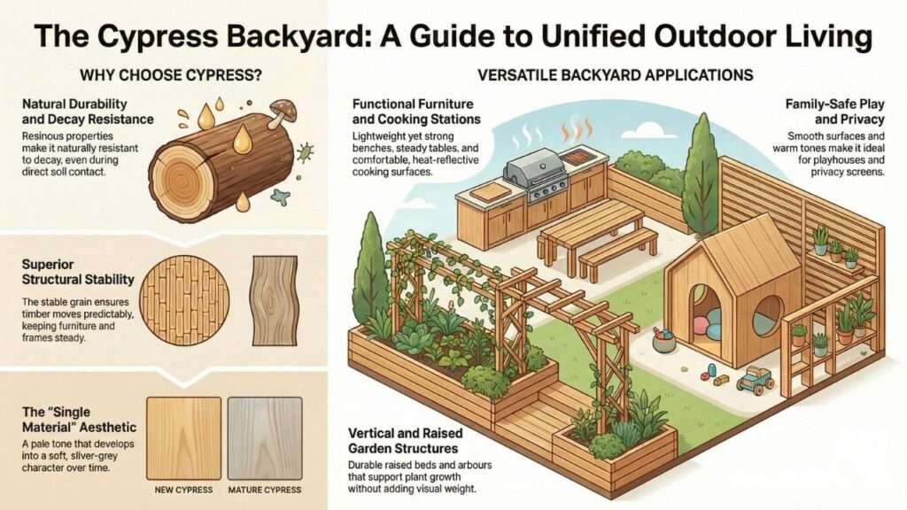 Backyard Woodwork Transformation With Cypress IG